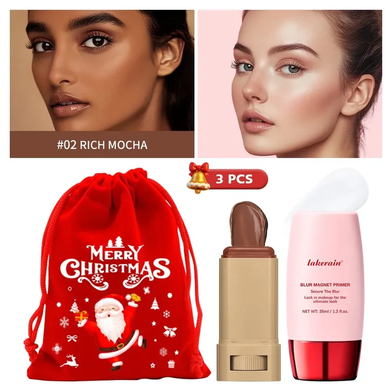Blur Magnet Primer & Eraser Foundation Stick Langdurige poriën Minimaliseren van glad gezicht Make-up Oliecontrole Mat kerstcadeau — image 9