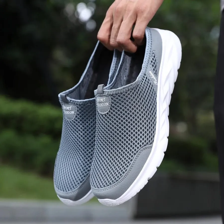 Hot Sale Men Half Slipper High Quality New Design Mesh Shoes Breathable Outdoor Sandals Comfortable Couples Walking Shoes — image 4
