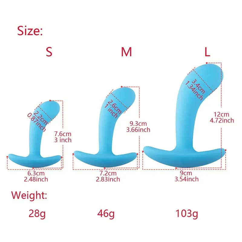 Thumb Shaped Silicone Anal Plug for Woman Men 3 Sizes Butt Plug Anal Dildos Analplug Sexy Toys Adult Toys Anal Toys Sex Toys — image 3