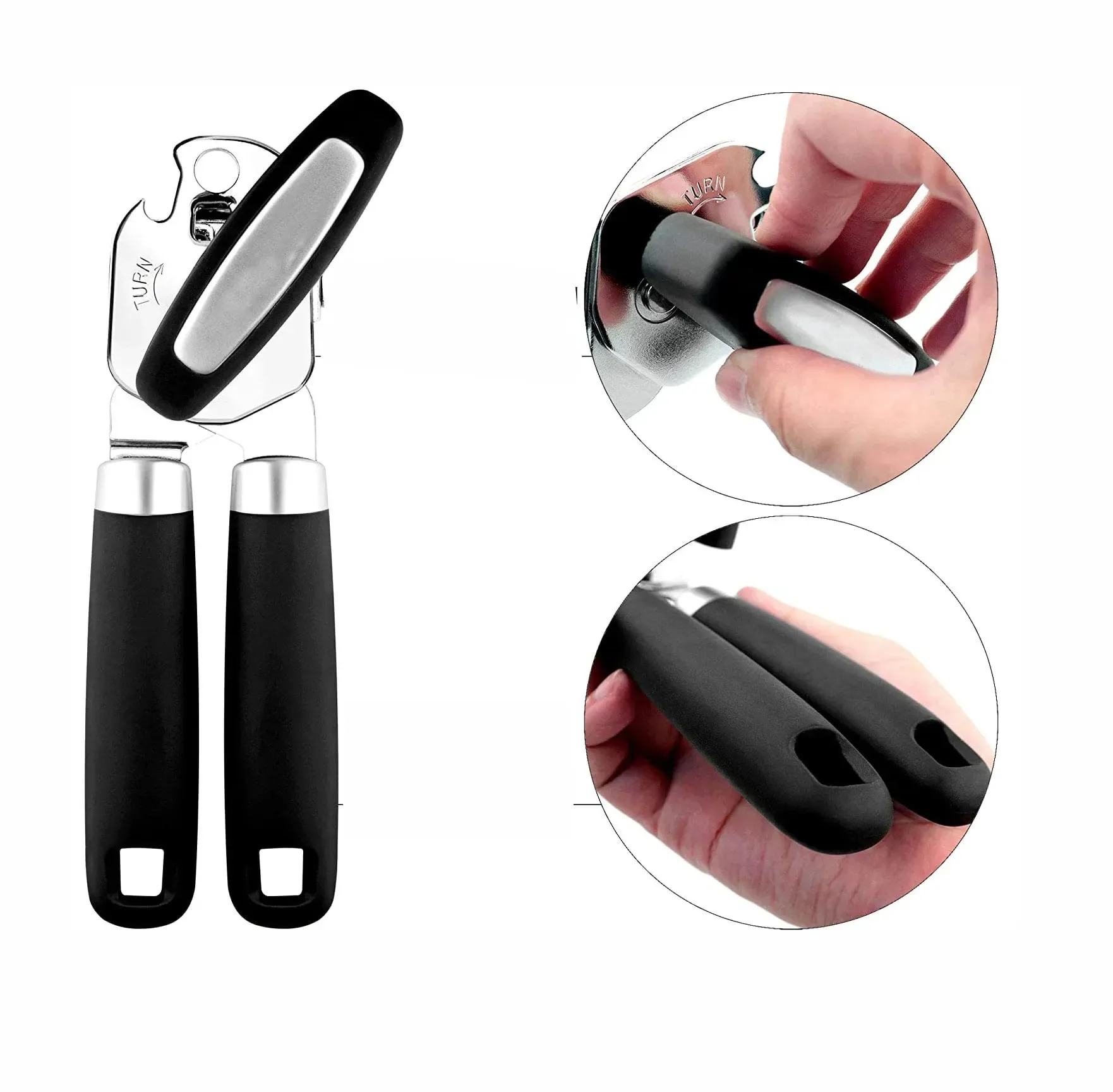 Professional Can Openers Multifunctional Bottle Opener Stainless Steel Manual Beer Corkscrew Kitchen Gadgets Wine Accessories — image 10