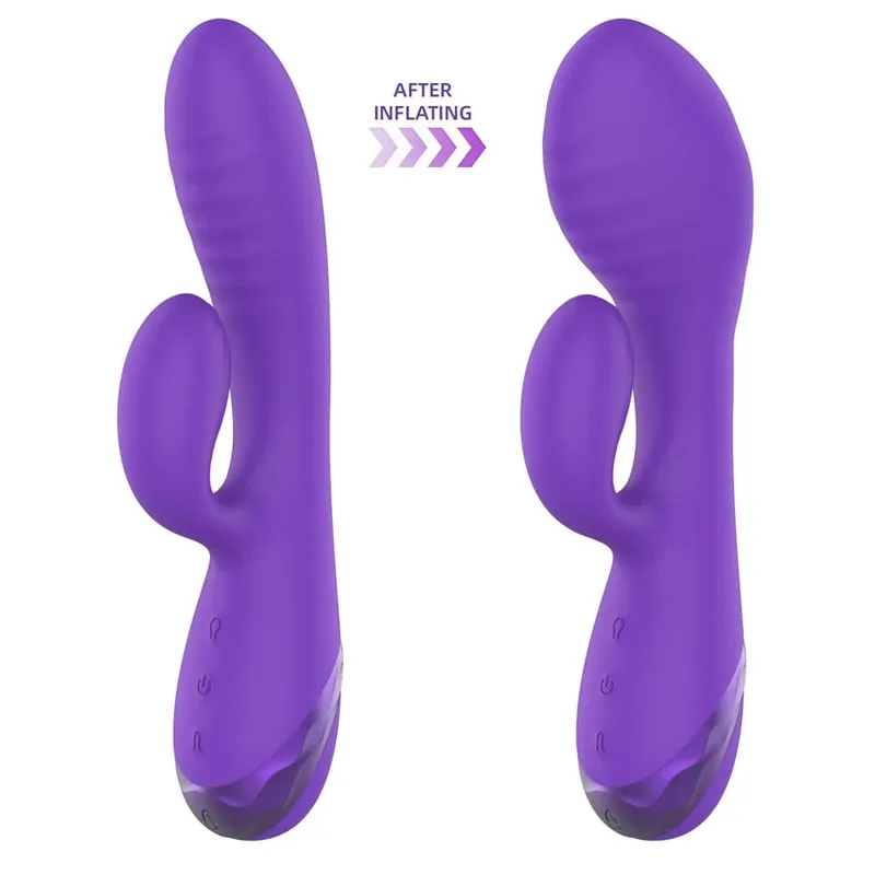 Inflatable expansion Vibrator G-Spot Massager Clitoris Stimulator Adult Sex Toys for Women Sexual Wellness Female Masturbator