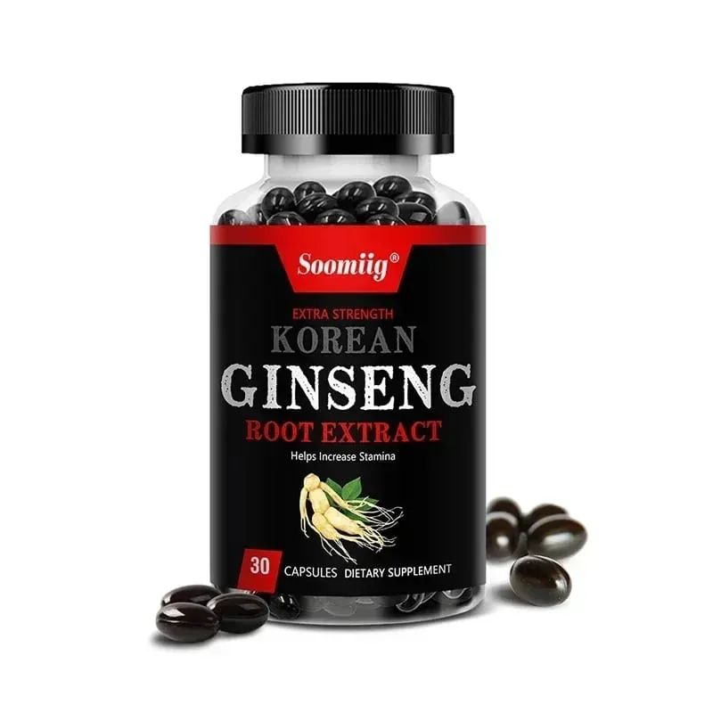 Strong Korean Ginseng 120 Vegetarian Capsules Energy Stamina & Focus + Memory & Mental Performance for Men and Women — image 8