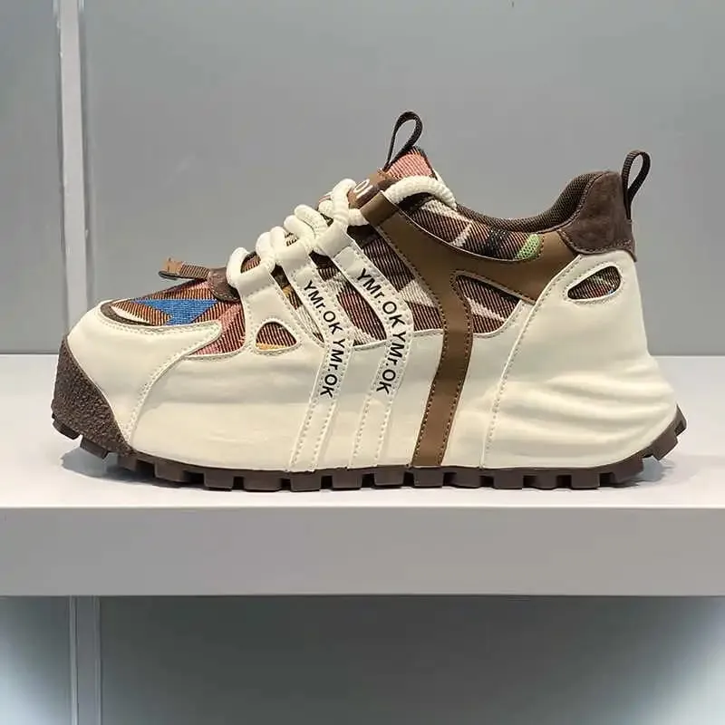 2025 New Luxury Men's Sneakers Tall Thick Bottom Youth Casual Shoes Comfortable Durable Breathable Running Sports Shoes — image 7