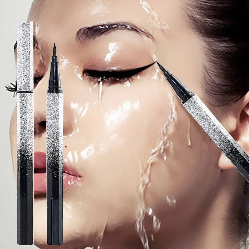 Ultra-thin Waterproof Liquid Eyeliner Korean Makeup for Women Quick Dry Smooth Eye Liner Long Last Lower Eyelash Pen Cosmetics — image 2