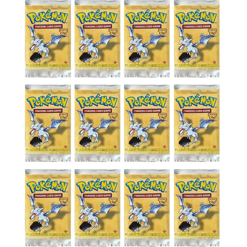 Pokémon Booster Packs Base Fossil Jungle 9 single bags 1 pack/11 Cards and Booster Box 3 1Box/36 Packs models Proxy Game Cards — image 35