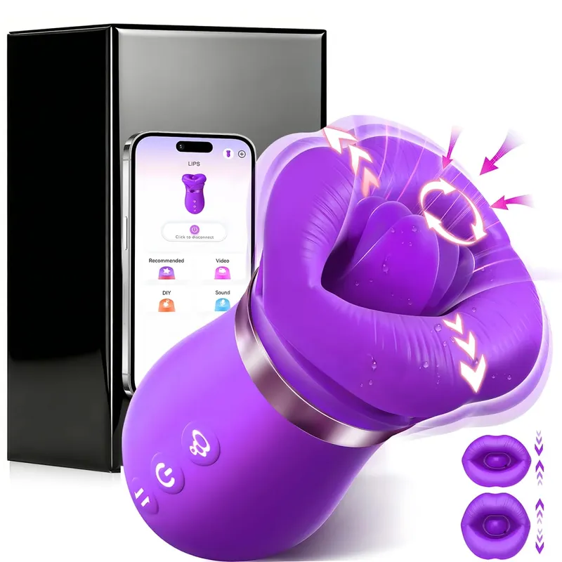APP Control Sací Vibrátor Olizování jazyka Odsávačka Žena Orální Klitoris Stimulátor bradavek Vibrační vakuum Sexuální hračky pro páry — image 10