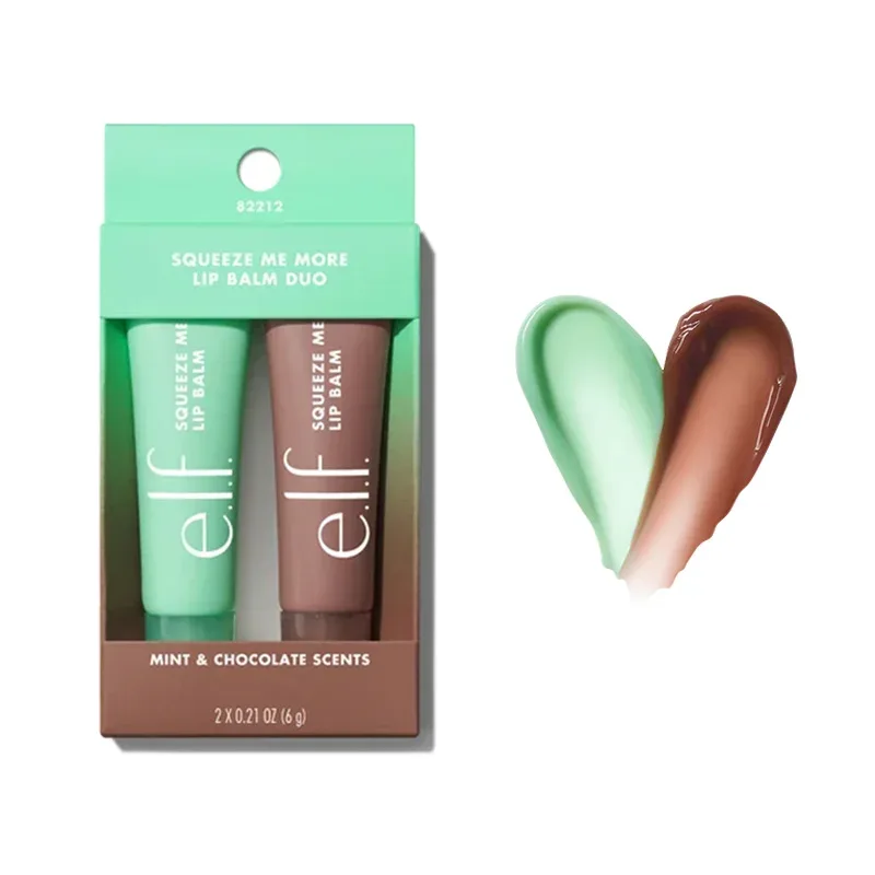 E.l.f Squeeze Me More Lip Balm Duo Lip Gloss Mango-Watermelon Bubblegum-Cherry Mint-Chocolate Two Tone Set with 3 Combinations — image 14