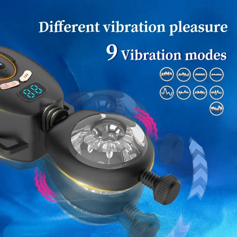 Samurai Belt Rolling Cup Multi Frequency Vibration Thrust 2-in-1 Stimulation Men's Airplane Cup Adult Products Sex Toy — image 4