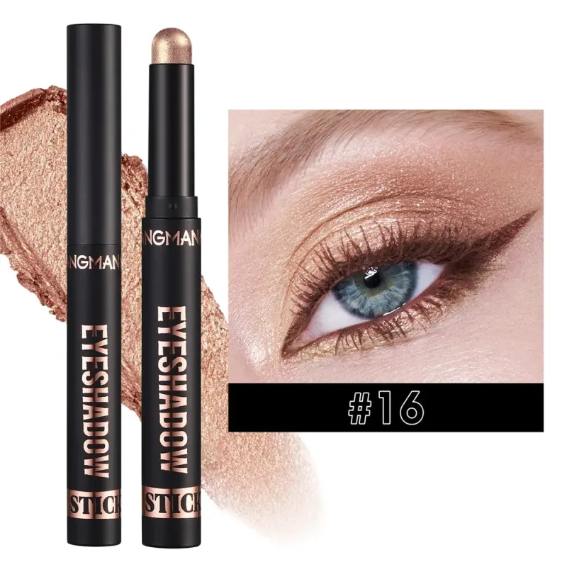 1PC Waterproof Pearlescent Eyeshadow Pencil Stick 8 Colors Lasting Glitter Shimmer Eye Shadow Highlighter Pen Eyes Makeup Tools — image 10