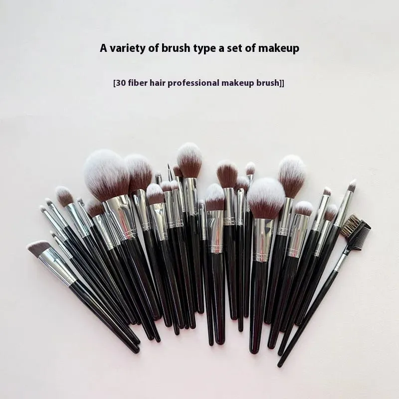 30pcs Makeup Brushes Kits High-end Eyeshadow Eyeliner Powder Blush Liquid Foundation Brush Professional Make up Tools Face Eye — image 3