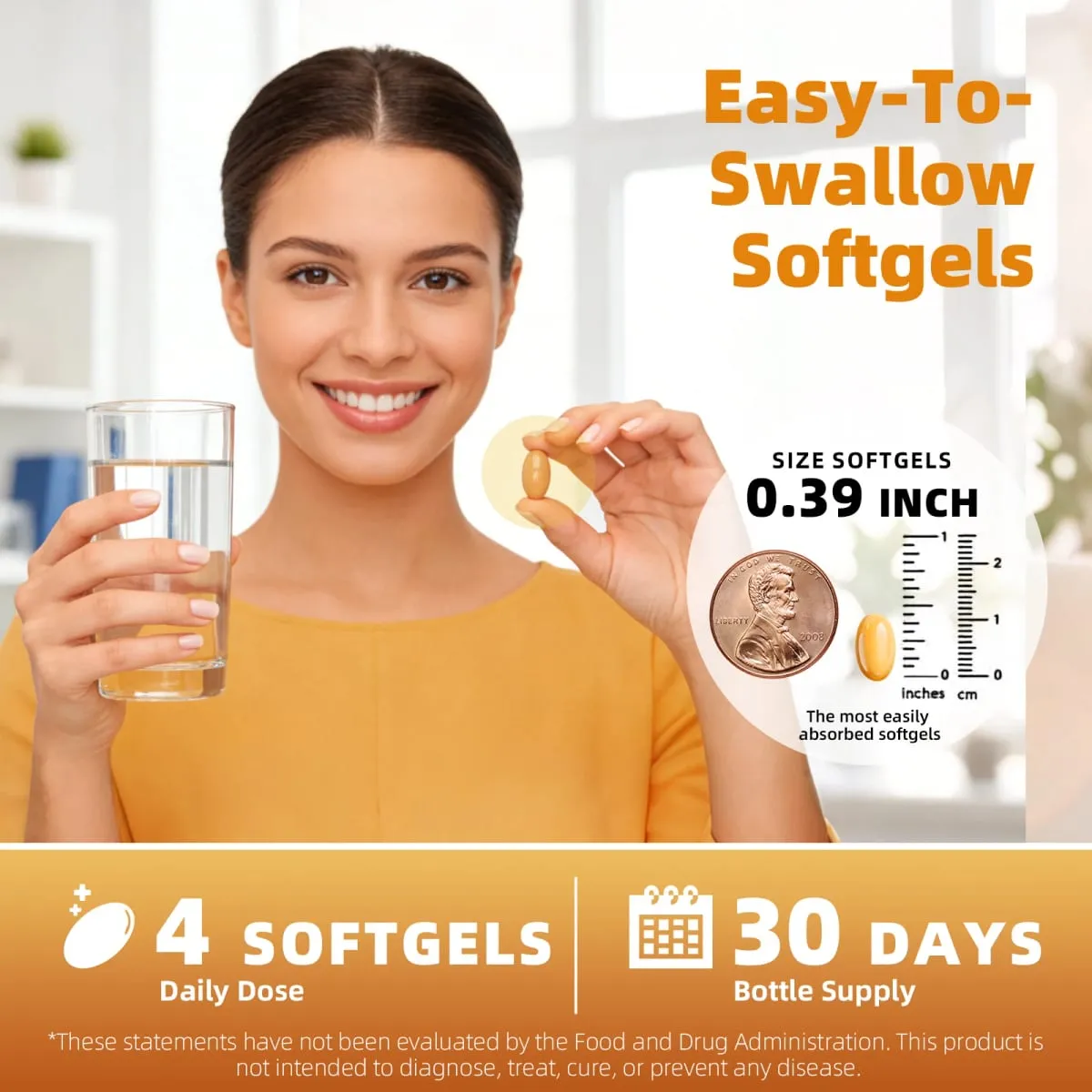 Vitamin D Calcium Capsules Helps Calcium Absorption Strengthen Bone and Tooth Improve Osteoporosis Adult Health Food — image 6