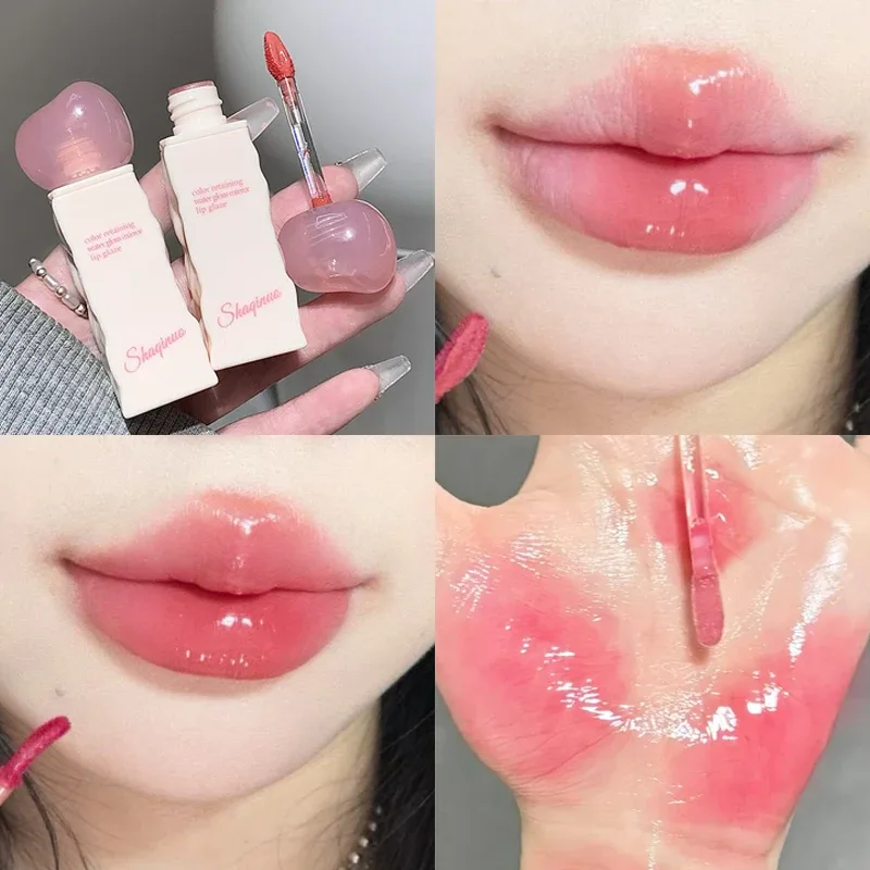 Clear Moisturizing Mirror Water Liquid Lipstick Lasting Hydrating Pink Lip Gloss Plumping Sexy Lip Tint Makeup Korean Cosmetics — image 7