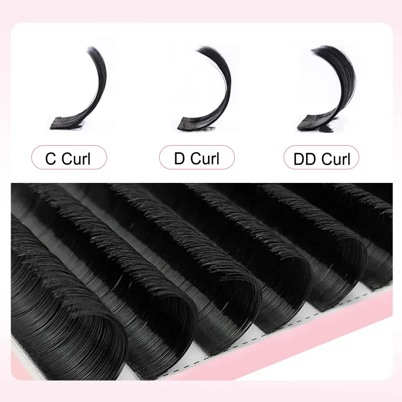 CoMango Easy Fan Lashes Extension DIY 2d/3d/4d/10d Faux Mink Blooming Eye Lash Extensions 0.03/0.05/0.07 Makeup Lashes — image 3