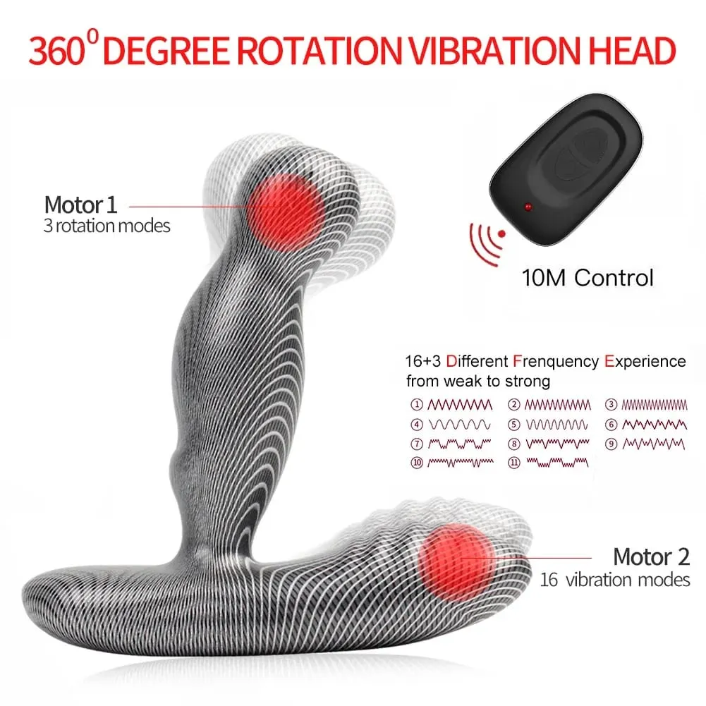 Wireless Control Men Anal Plug Stripe Delay Vibration Prostate Vibration Toy Sex Toys for Men Anal Plug Male Masturbation Dildo — image 2