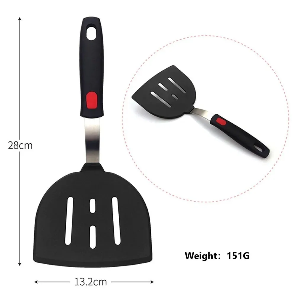 Silicone Spatula for Non Stick Pots High-temperature Resistant High Quality Stir Spring Steel Fry Spatula Tools Kitchen Utensils