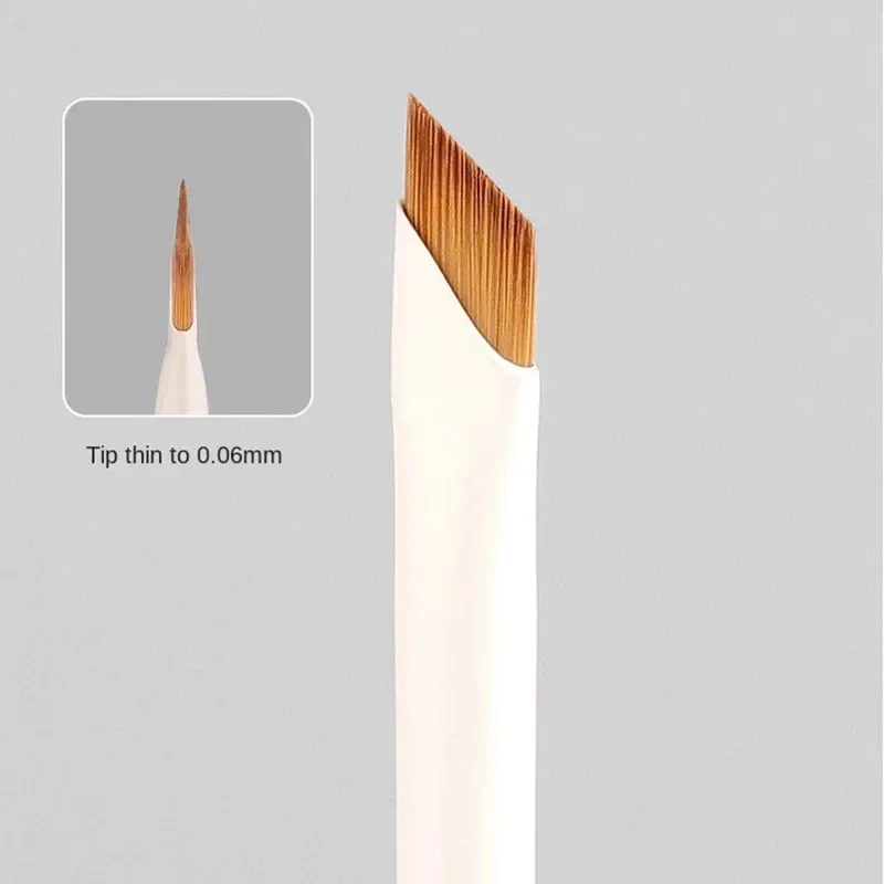 1Pc Upgrade Blade Eyeliner Brush Ultra Thin Fine Angle Flat Eyebrow Brush Under The Eye Makeup Brushes Precise Detail Brush Gift