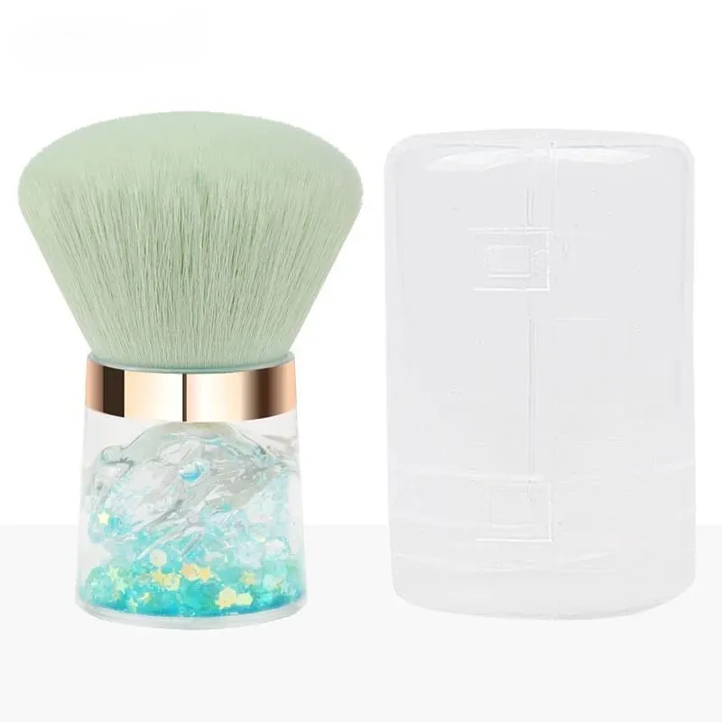 4-Color Petal Blush & Highlighter Brush Set – Diffused Watercolor Flush Cloud Skin Natural Glow Buildable Soft Texture Spring — image 10
