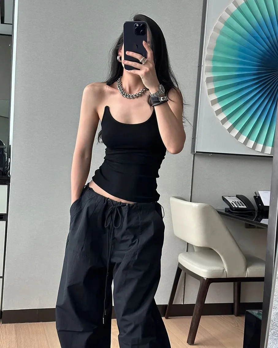 Women Ypro Ribbed Invisible Strap Tank Top Camis Tee — image 5