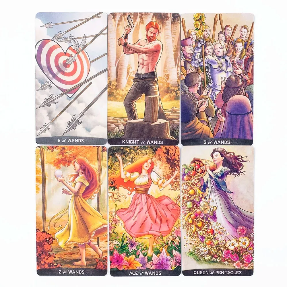 Hot Selling Gregory Scott Tarot 78-Card Deck English Visions For Beginners Puzzle Leisure Family Friend Party Game 11.1*6.1cm — image 5