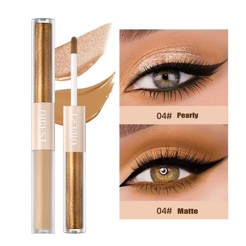 2 In 1 Stick Pearly Matte Eyeshadow Cream Smooth Nude Eye Makeup Liquid Contour Shadow Stick Waterproof Shimmer High Light Pen — image 11