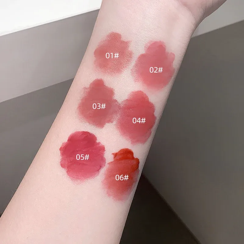 Gege Bear Water Light Lip Llaze Set Mirror Lipstick Lip Gloss Hydrating Moisturizing Long Lasting Gift for Lover — image 6