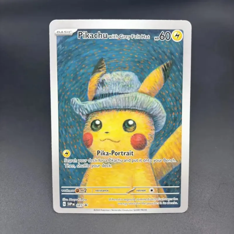 DIY Collection Cards 2023 SVP EN VAN GOGH /GREY FELT HAT Self Made Single Card Classic Game Anime Cards Gift Toy — image 1