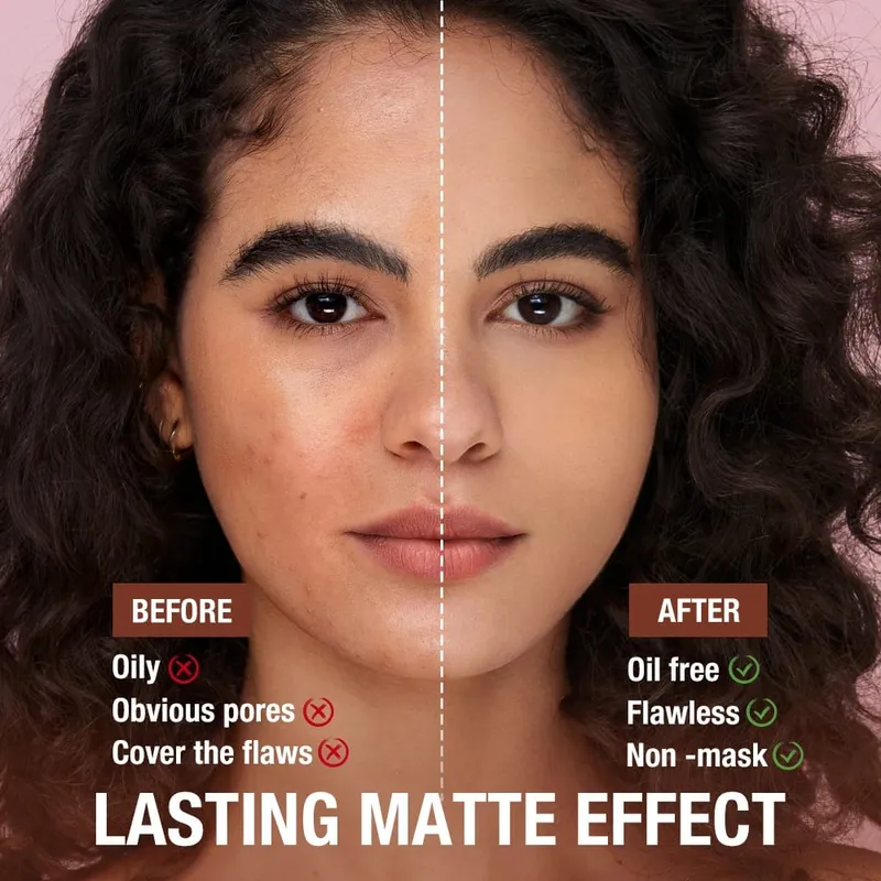 O.TWO.O 3 stk Makeup Sæt 3 i 1 Læbestift Blush Stick SPF 30PA+ Ansigtsindstillingspulver Ansigtsprimer Makeup Base Kosmetiksæt — image 3