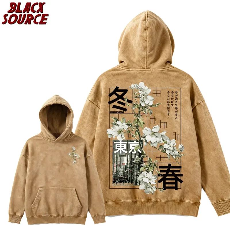 T474 Men's Japanese Style Hoodie, Versatile Casual Pullover Sweatshirt, Comfortable All-Season Top for Daily Wear — image 22