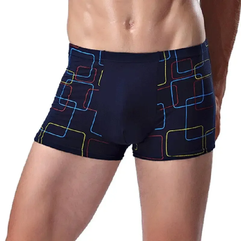 4PCS Mens Boxer Shorts Modal Underwear Sexy Striped Underpants Breathable Boxers Bamboo Fiber Panties Male Plus Size XXL-7XL — image 2