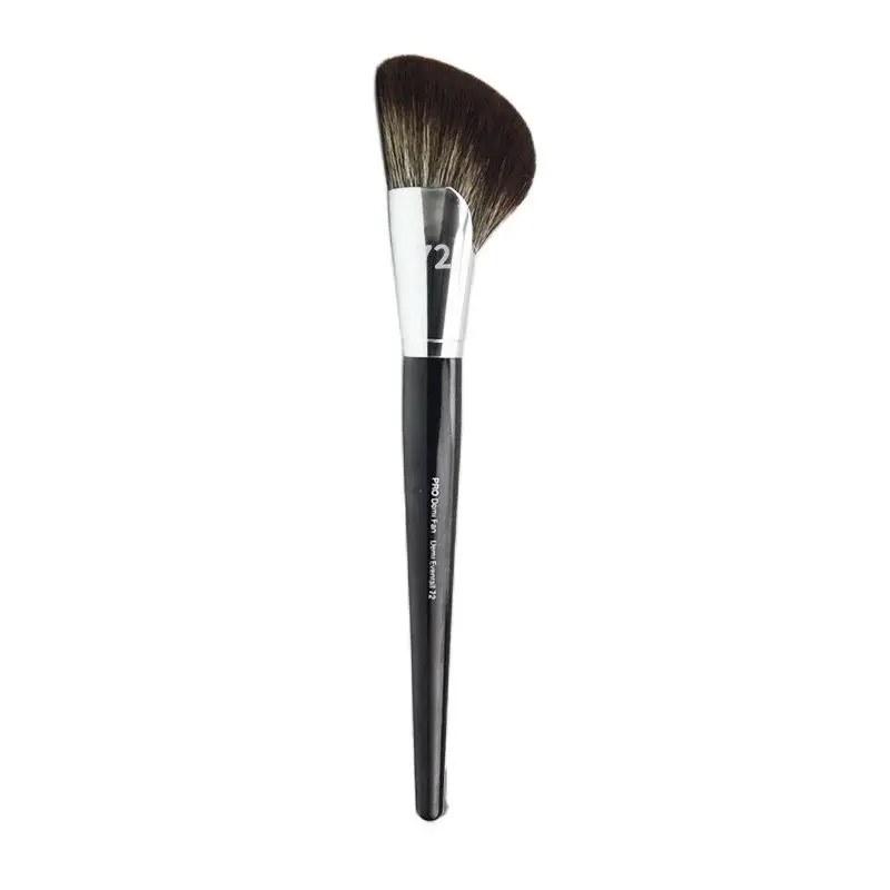 1 piece Pro Demi Fan Makeup brushes Face powder contour #72 Make up brush Bronzer Sculpting wood handle — image 1