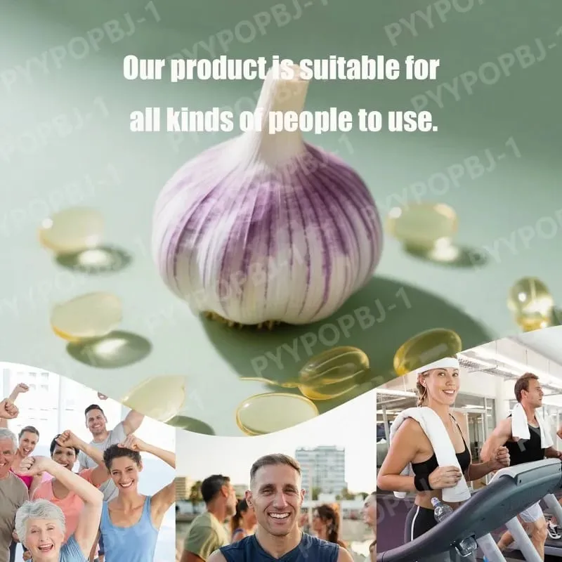 Geurloze knoflookoliecapsules 2 jaar oud knoflookextract Natuurlijke kruidensupplementen met gekweekte Allium Sativum-bol 300 softgels — image 3
