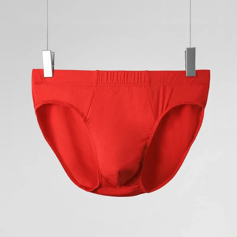 Intimo da uomo, slip da uomo, mutande modali sottili estive, fascino sessuale, pantaloncini traspiranti a vita bassa da uomo di grandi dimensioni — image 27