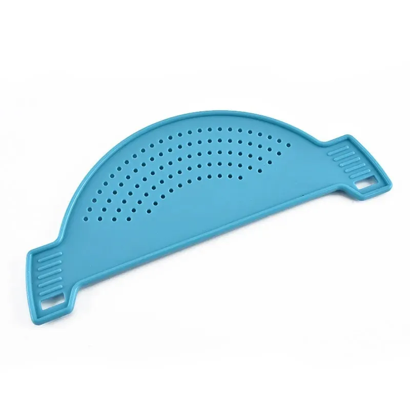 Pan Pot Strainer Plastic Pasta Spaghetti Practical Draining Tool Pot Strainer Pan Drainer for Home Kitchen Easy Draining — image 4