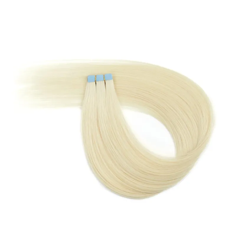 Macchina Remy Mini nastro invisibile per capelli umani veri nelle estensioni Trama della pelle per capelli laterali da donna 10 pezzi Uso quotidiano Indossare — image 15