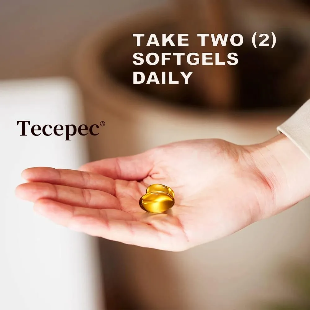 Tecepec B-Complex Vitamin Supplements (B12 B1 B2 B3 B5 B6 B9 Folic Acid & Biotin) Immune & Energy Support Softgels NON-GMO — image 6