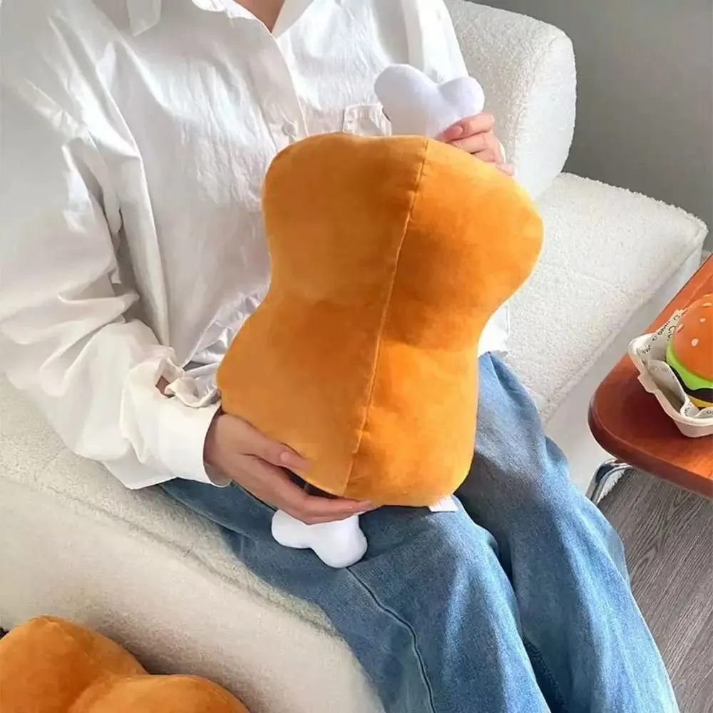 Novinka 42cm Polštář se simulací Maso Kost Kreslený design Omyvatelný polštář Měkký hypoalergenní polštář pro zvířata Domácí dekorace — image 3