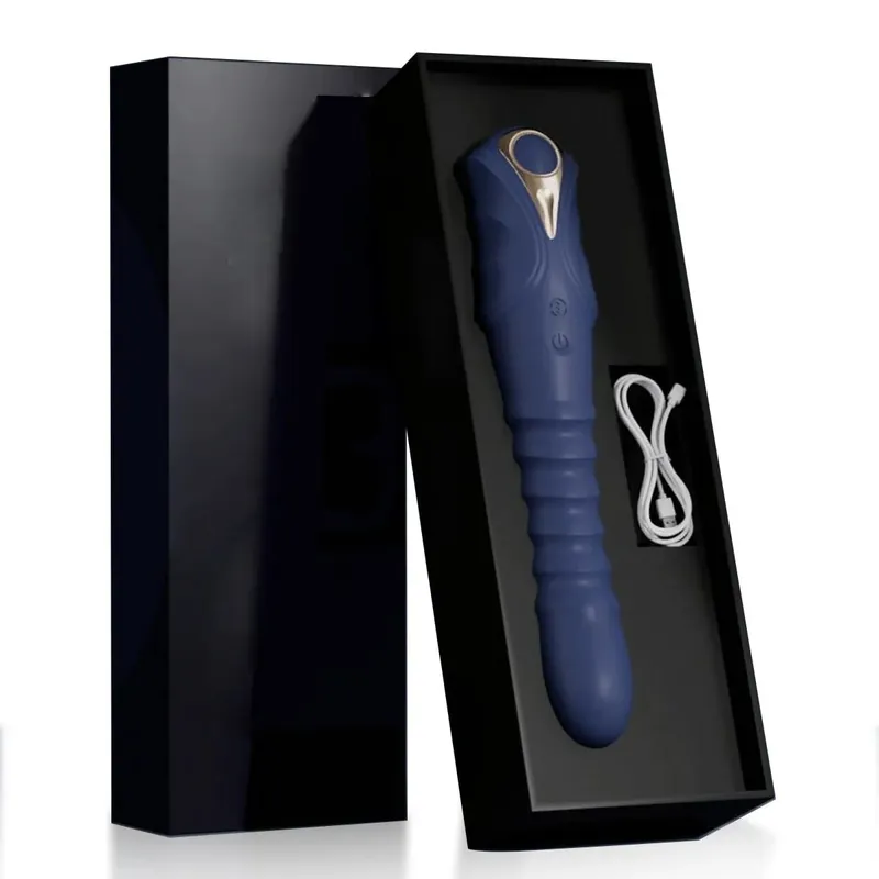 דחף ויברטור G Spot Vibrator דילדו אנאלי עם 10 רטט 3 דחף סיליקון נוזלי עיסוי נרתיק ממריץ דגדגן