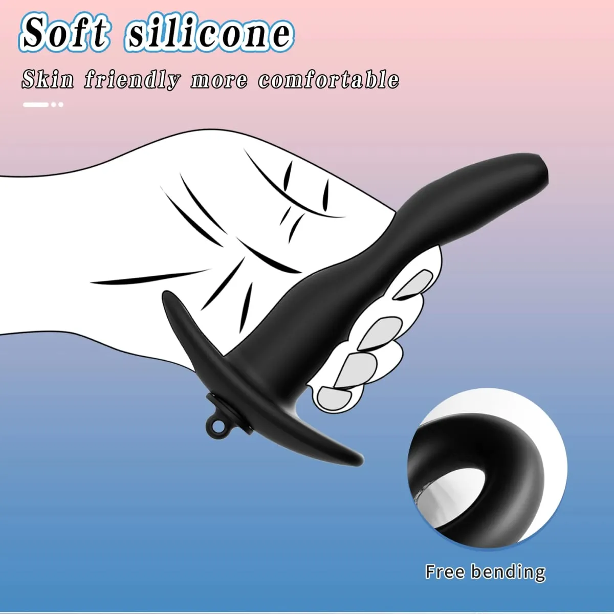Spéculum creux furtif perles anales godemichet Anal avec bouchon extenseur Tunnel lavement Anus dilatation adulte jouets sexuels pour femmes hommes Gay — image 5
