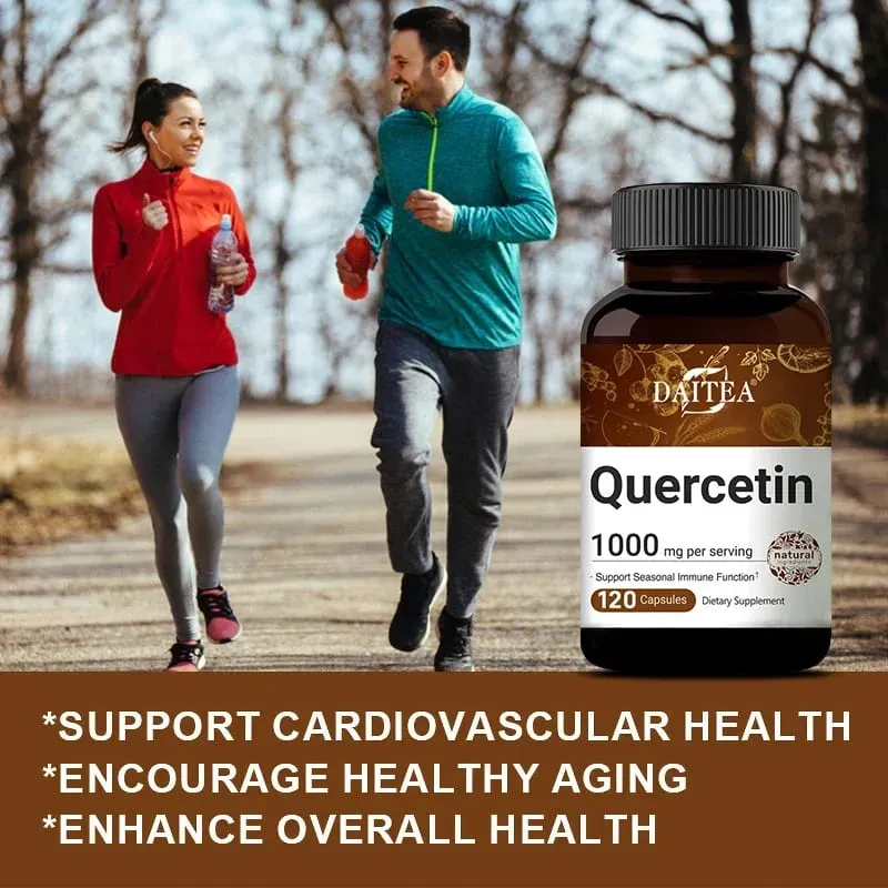 Quercetin Capsules 1000 Mg Supports Immunity Promotes Blood Circulation Metabolism Anti-oxidation Promotes Overall Health — image 5