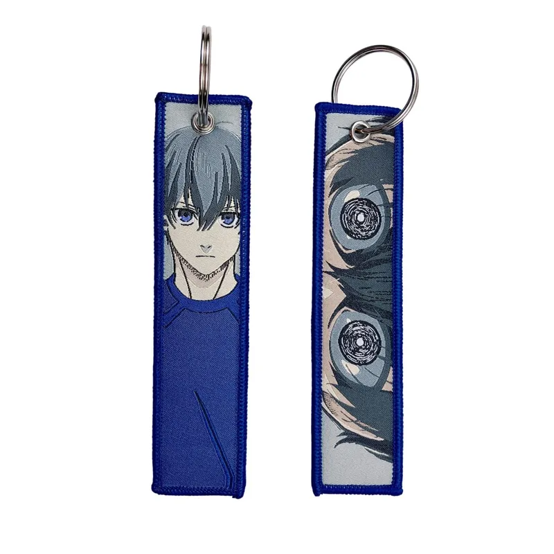 Embroidery Cool Eagle Beak Keychain Lanyard Anime Manga Series Badge Holder USB Pendant Portable Key Lanyard Accessories