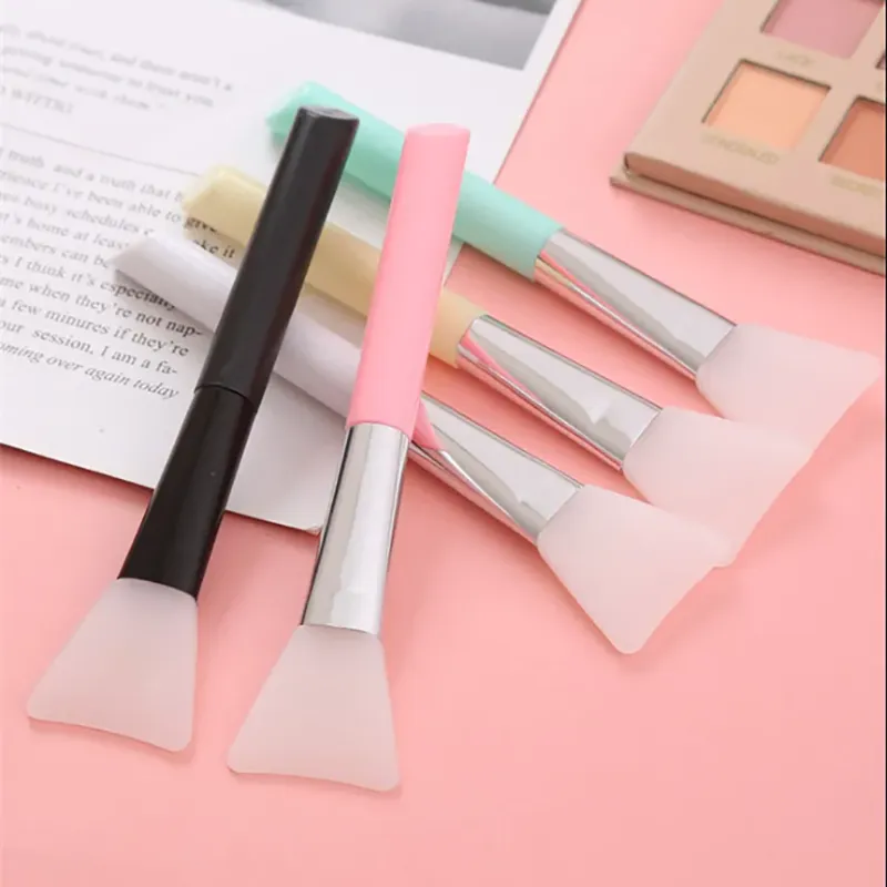 1/2/3/5-pack Silicone Facial Mask Brushes - Mild and Soft Suitable for All Skin Types Mud Film Brush DIY Adjusting Beauty Tool — image 1