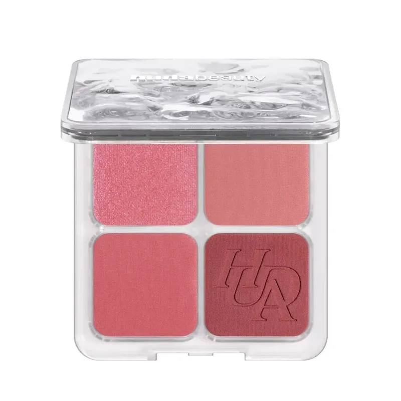 4-in-1 Women's Cosmetic Blush & Brush Set Matte Shimmer Long-Lasting Daily Use Eye Check Palette Filter Flush Beauty Tools — image 8