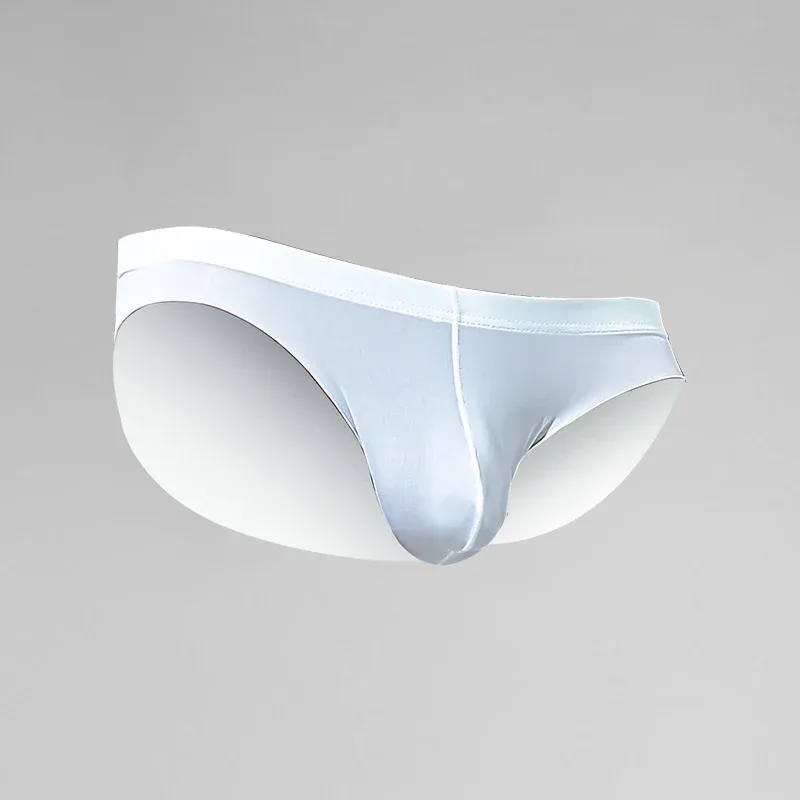 Modal men's underwear. Super - thin ice - silk style for summer. Alluring, breathable men's briefs. Sexy, translucent underpants — image 2