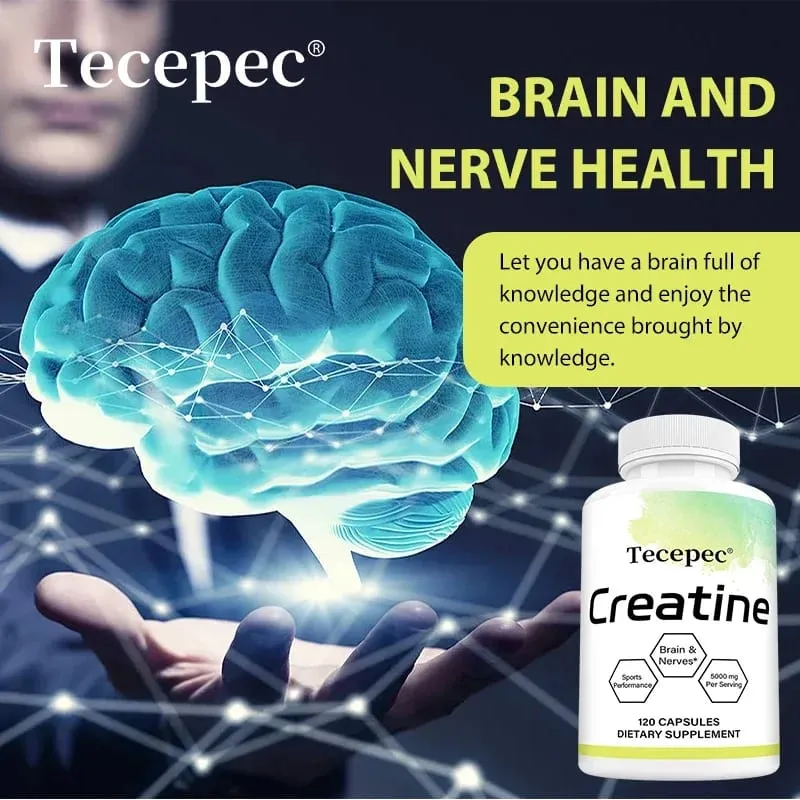 Creatine - Builds Muscle Improves Athletic Performance Enhances Physical Endurance and Improves Recovery - 120 Capsules — image 5