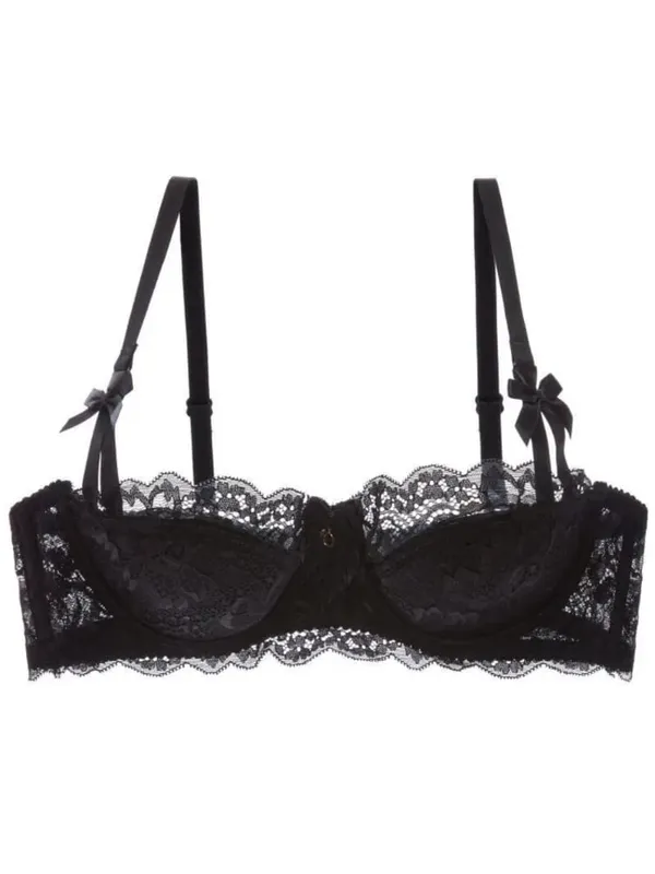 セクシー Trend Summer Half Cup Bra Set Thin Large Bust Minimizer Gathered Abstinence Lingerie For Women Daily Sleep Casual Wear — image 10