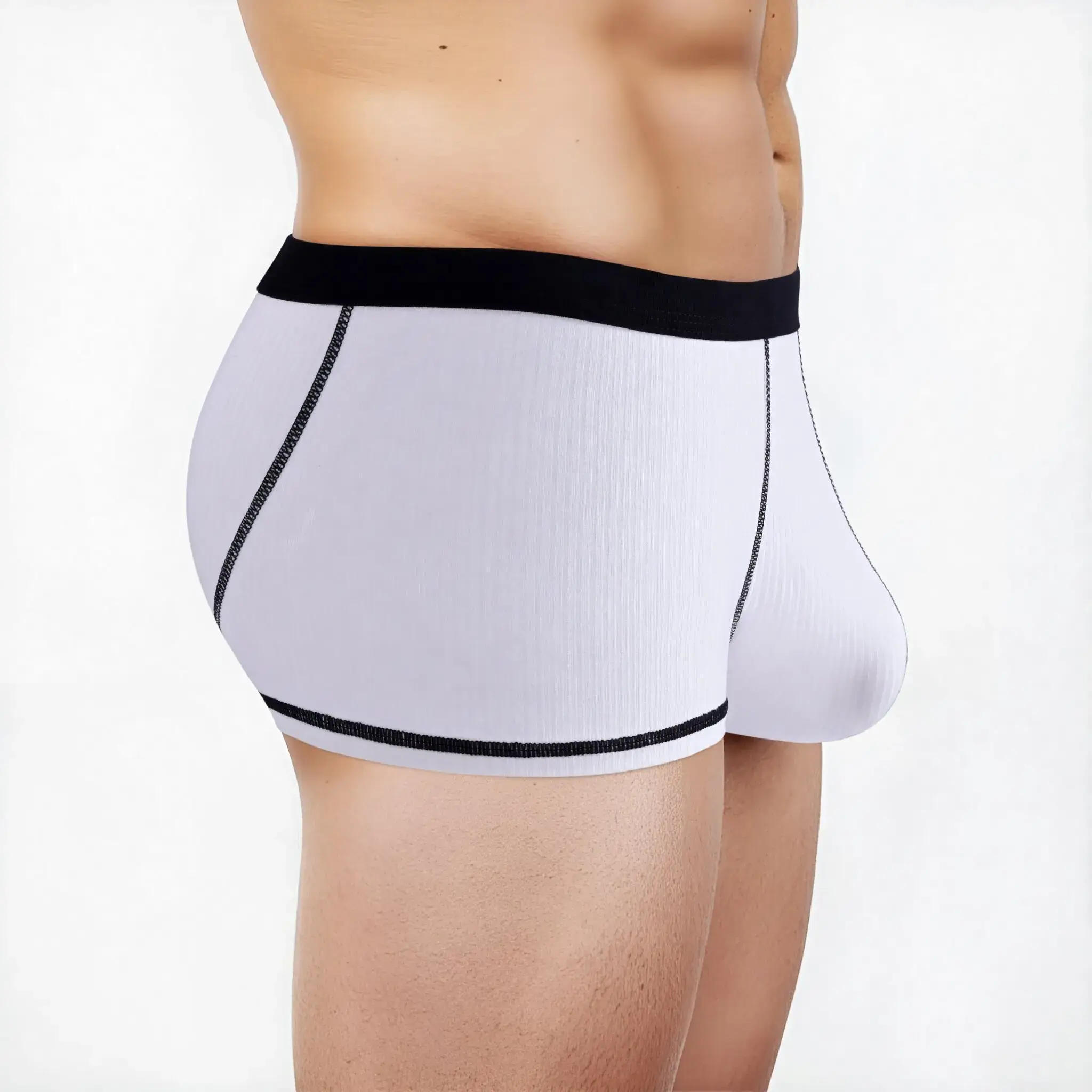 Herrenunterwäsche mit großer Hodentasche und großer Stretchhose mit flachem Bein — image 7