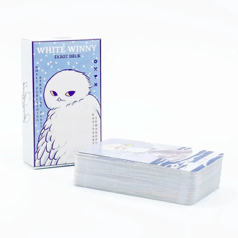 White Winny Tarot Fortune Telling Divination 80 Cards Deck & PDF Guidebook for Intuitive Readings & Self Discovery Board Game — image 2