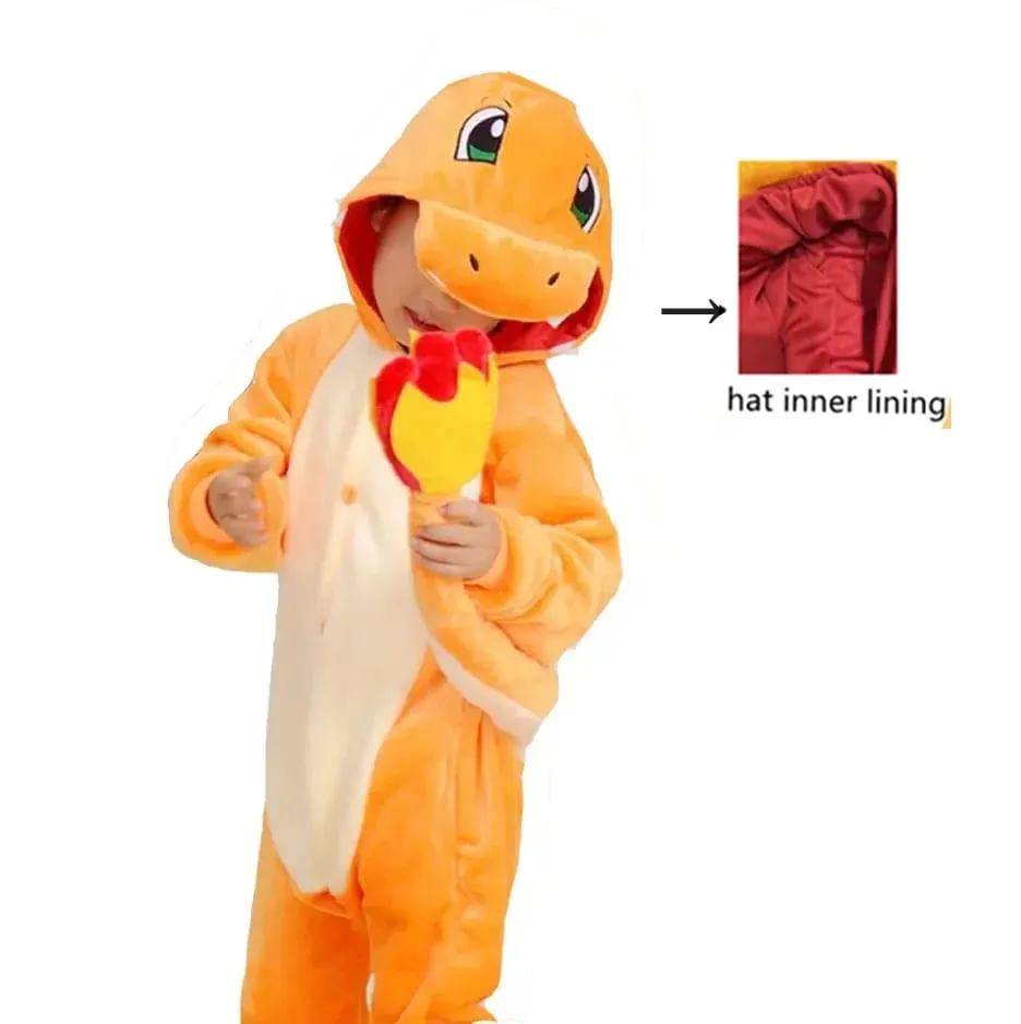 Pokemon Pijama Jigglypuff Pikachu Gengar Snorlax Onesie Kigurumi Cosplay Charmander Halloween Anime Pajamas — image 3