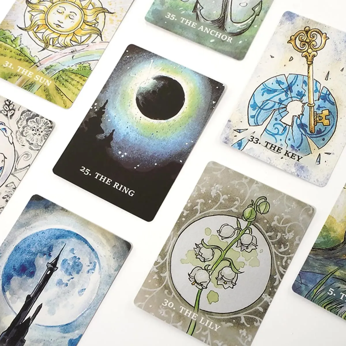 9*6cm The Paper Oracle Lenormand Deck 36 Pcs Cards — image 4