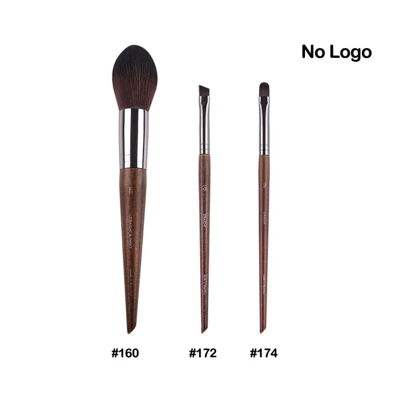 3pcs/set Powder Makeup brush detail Eyeshadow Lip liner Natural Precision Smudge Concealer Make up brushes Crease cosmetic tools